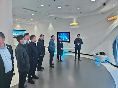 北京環衛集團副總經理劉凱一行蒞臨杰瑞參觀調研，共商山東軟件開發合作